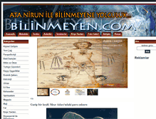 Tablet Screenshot of bilinmeyen.com